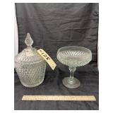Candy Dish w/Lid & Candy Dish