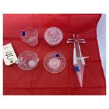 5pc - Cream - Sugar - Small Cup & Bowl- Cross Gard
