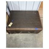 Ottoman w/Drawer 39"L x 29"W