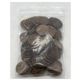Approx 100 Wheat Pennies - var years