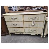 6-Drawer Wooden Dresser 49"L x 18"W x 32"H