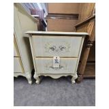 2-Drawer Night Stand w/Office Supplies