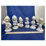 6 - Precious Moments Figurines