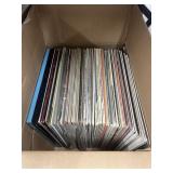 Box of Assorted Vinyl Records