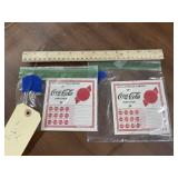 2 Pcs - Coca Cola Collectible Cards