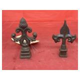 2 - Decorative Cast Iron Pieces