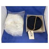 Formal Hat in Box & Bag of Faux Fur