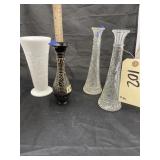4 - Glass Vases