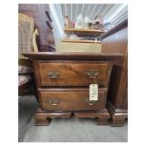 2-Drawer Wooden Night Stand