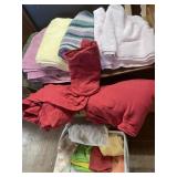 Stack of Bath Towels & T-Shirt Sheets