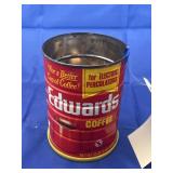 Edwards Coffee Can w/Pennies