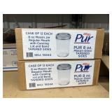 2 Cases - Mason Jars 12 ea 8oz