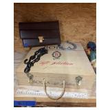 Bolla Wine Box - Horsehoes- Vintage Organizer