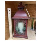 Battery Operated Metal Lantern