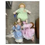 Glass Dolls - Cabbage Patch Kid in Plastic Tote