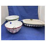 3 Pcs - Ceramic Platter & Molds