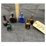 6 Pcs - Mini Glass Bottles
