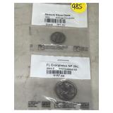 Mercury Silver Dime 1939 Everglades Quarter