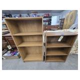 2 - Book Shelves 24"L x 10"W x 35"