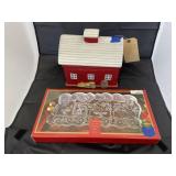 Barn Cookie Jar - Holiday Serving Platter