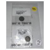 Lincoln Steel Penny 1943 Barber Silver Dime 1914