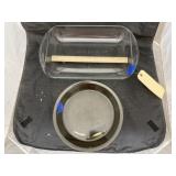 2 Glass Pie Plates - Pyrex & Anchor Hocking
