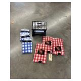 7pc - Folding Stool - Tablecloths