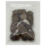 Approx 100 Wheat Pennies - var years