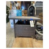 Patio Table for Umbrella 21x21x18