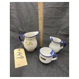 3 Pcs - Cream Pitchers - Cup