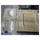 3pc - Fire King Pie Pans & Baking Pans