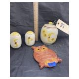 4 Pcs - Small Canister - Salt/Pepper