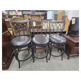 3 - Swivel Stools 24"H