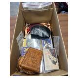 Box w/Cassette Tapes - Leather Wallet - Costume Je