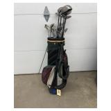 Ping Golf Irons - Cleveland Driver in Golf Bag