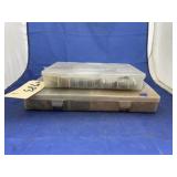 2 Pcs - Fishing Lures in Plastic Organizing Box