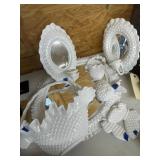 Plastic Framed Mirror/Candle Holder