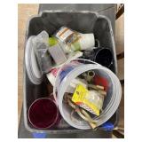 Tote w/Glasses - Cups - Misc Hardware & More