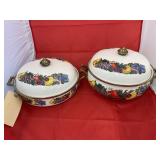 2pc - Fruit Covered Pots