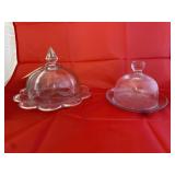 2pc - Glass Cheese Ball Dishes