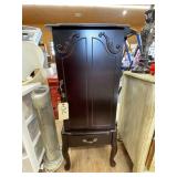 Standing Wood Jewelry Box 16x11x40