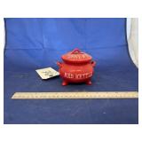 Red Kettle Penny Pot w/Cont