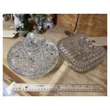 2pc- Candy Dishes with Lids