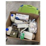 Box w/Toothbrushes - Bell - Floss - Bandaids & Mor