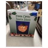 Optic Fiber Santa Head