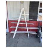 Folding Ladder w/ 4 Shelves
