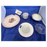 5pc - Plates - Tea Cup- Small Bowl