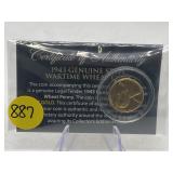 1943 Genuine Steel Wartime Wheat Cent