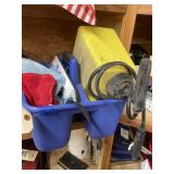 Plastic Organizer w/Sprayer - Rags & More