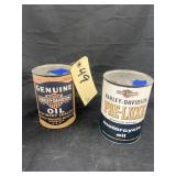 2 - Vintage Oil Cans